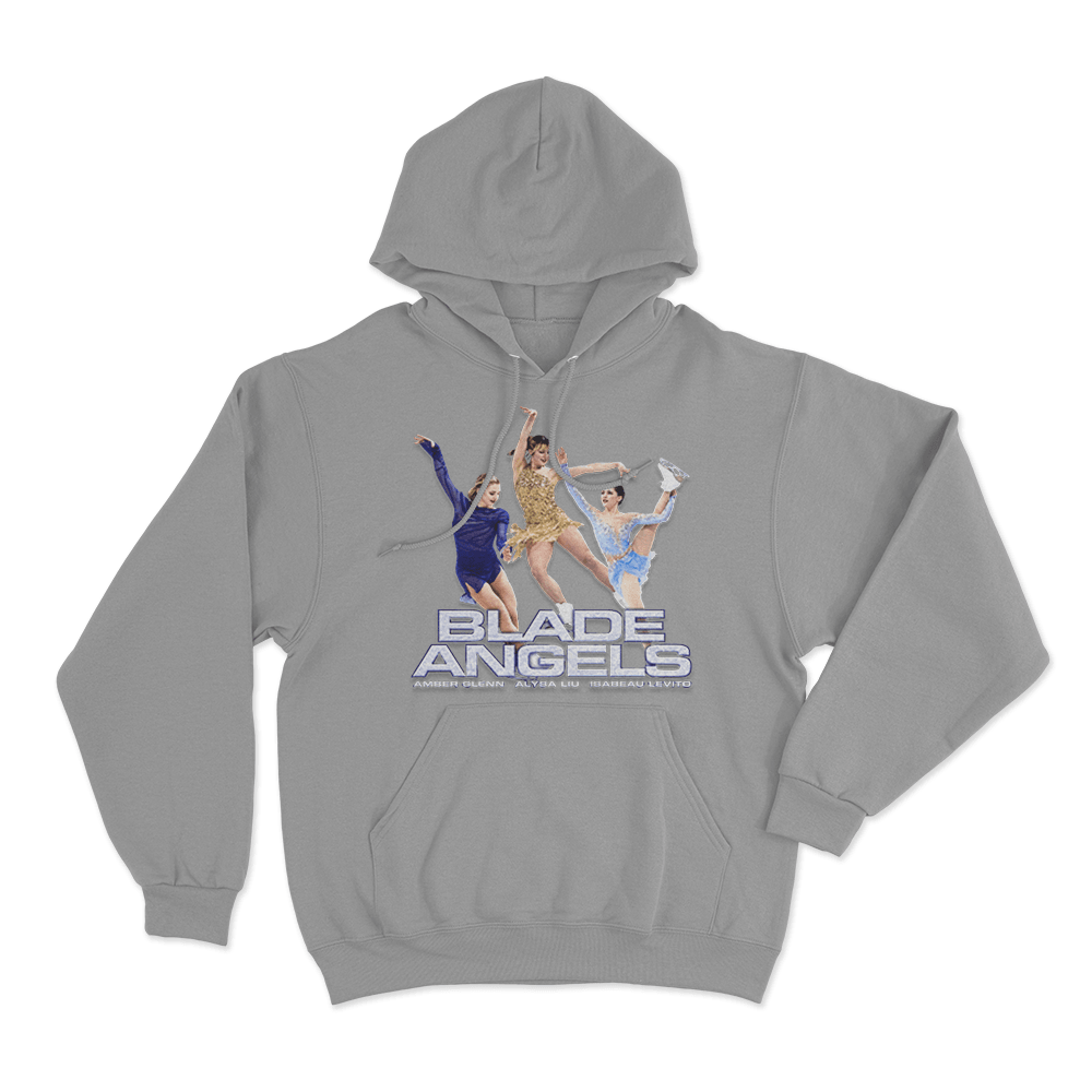 2026 Blade Angels Hoodie Grey 2026 Blade Angels Hoodie Grey