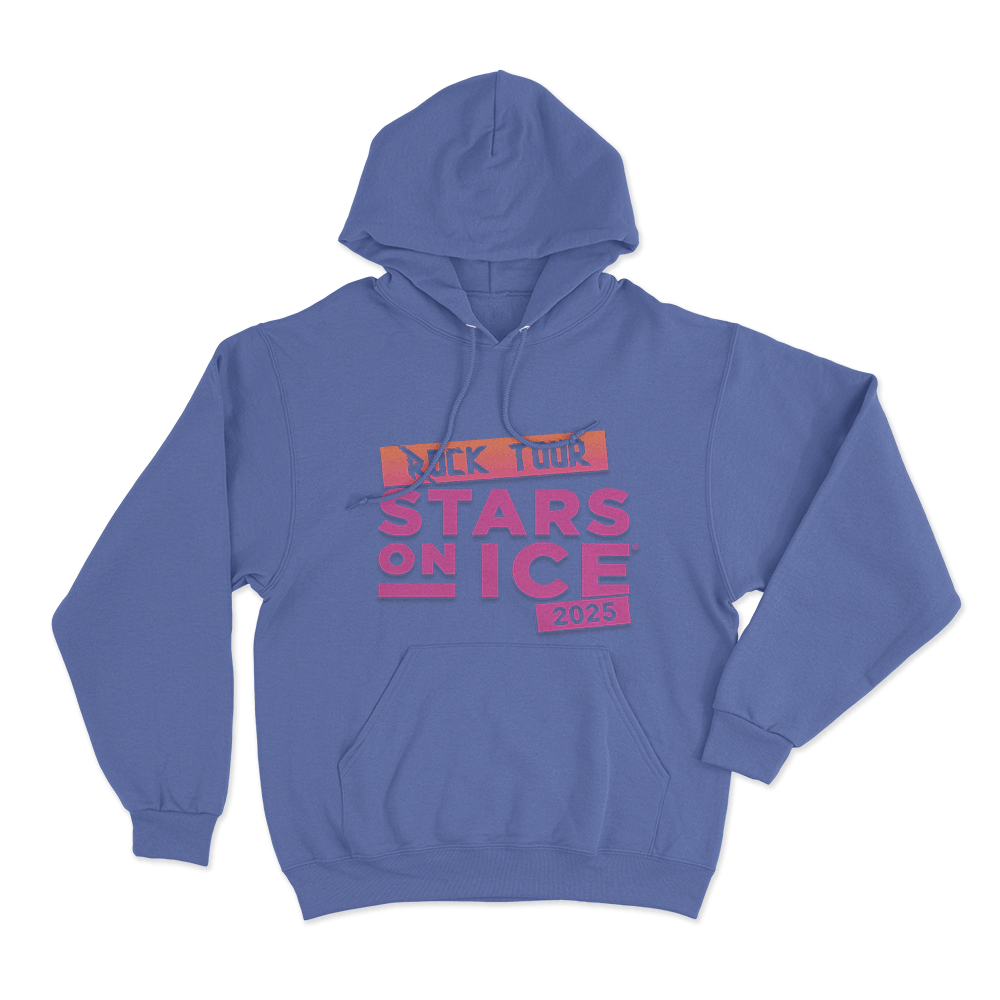 Rock Stars on Ice Tour Hoodie Blue Rock Stars on Ice Tour Hoodie Blue