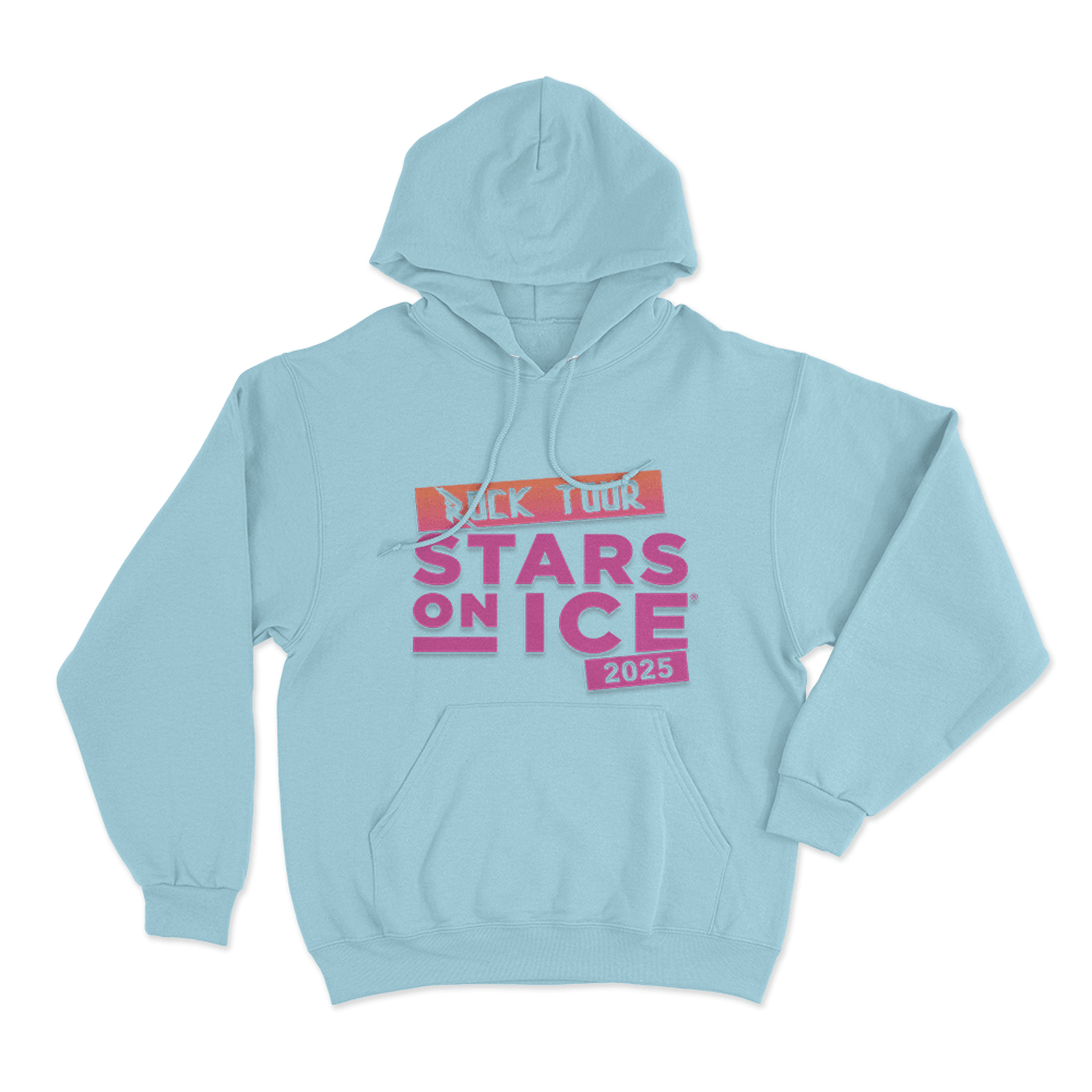 Rock Stars on Ice Tour Hoodie Sky Blue Rock Stars on Ice Tour Hoodie Sky Blue