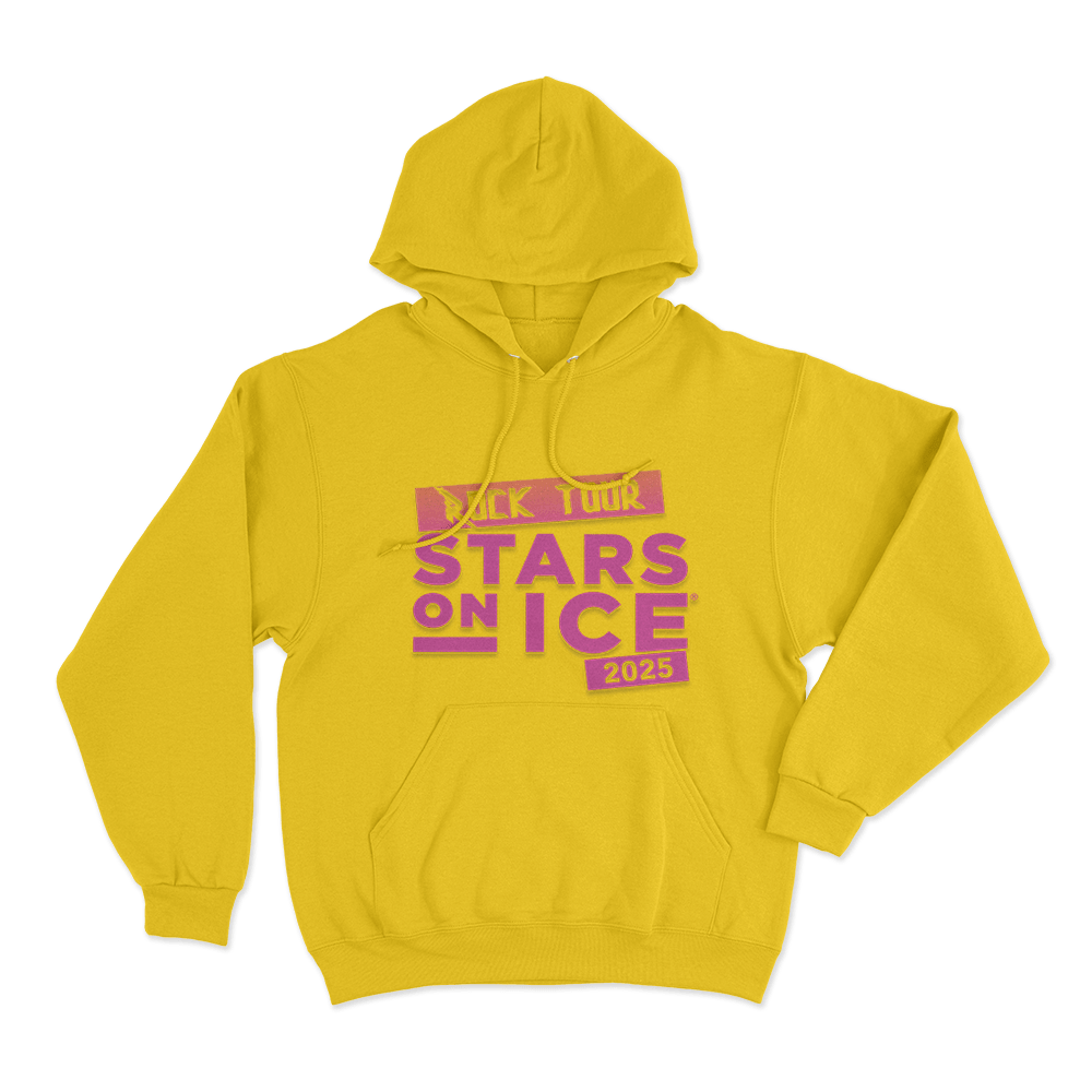 Rock Stars on Ice Tour Hoodie Yellow Rock Stars on Ice Tour Hoodie Yellow