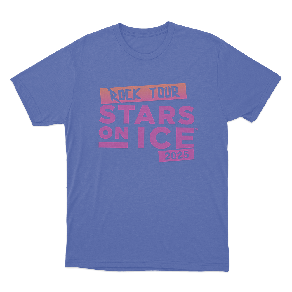Rock Stars on Ice Tour Unisex T Shirt Blue Rock Stars on Ice Tour Unisex T Shirt Blue