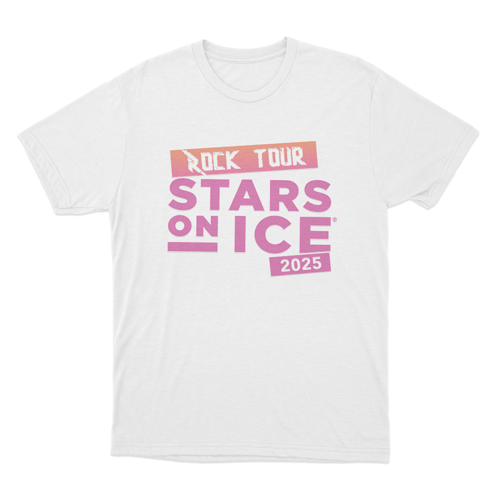 Rock Stars on Ice Tour Unisex T Shirt White Rock Stars on Ice Tour Unisex T Shirt White