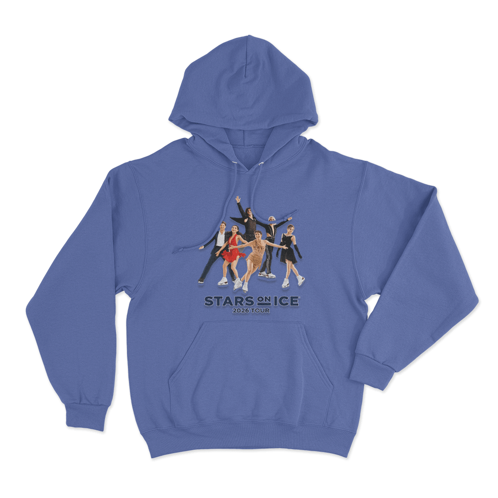 Stars On Ice 2026 Tour Unisex Hoodie Blue Stars On Ice 2026 Tour Unisex Hoodie Blue