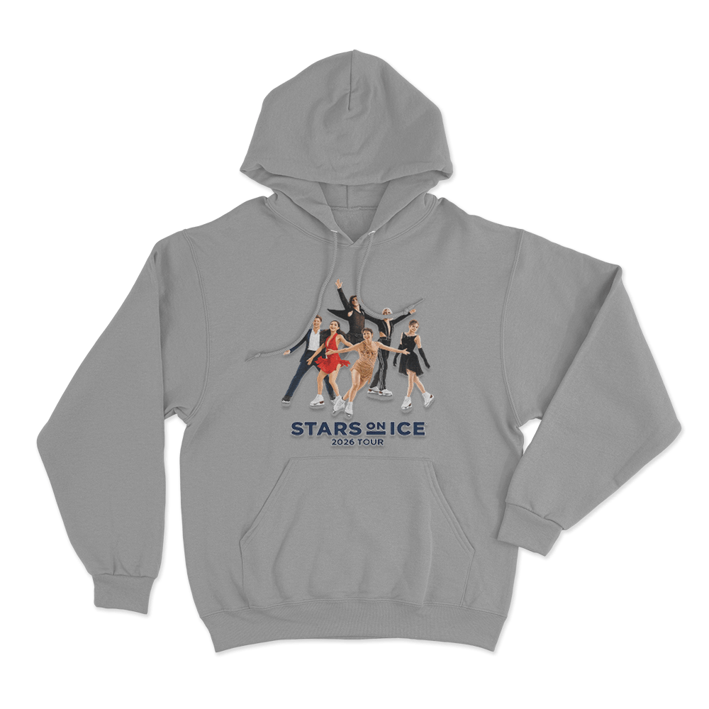 Stars On Ice 2026 Tour Unisex Hoodie Grey Stars On Ice 2026 Tour Unisex Hoodie Grey