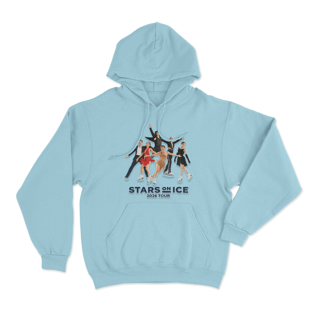 Stars On Ice 2026 Tour Unisex Hoodie Sky Blue Stars On Ice 2026 Tour Unisex Hoodie Sky Blue