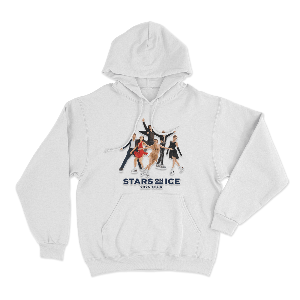 Stars On Ice 2026 Tour Unisex Hoodie White Stars On Ice 2026 Tour Unisex Hoodie White