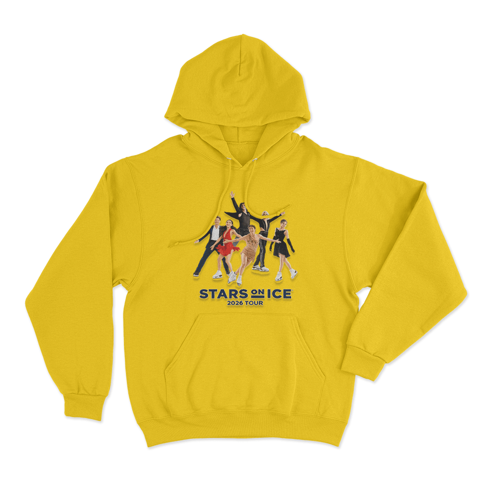 Stars On Ice 2026 Tour Unisex Hoodie Yellow Stars On Ice 2026 Tour Unisex Hoodie Yellow