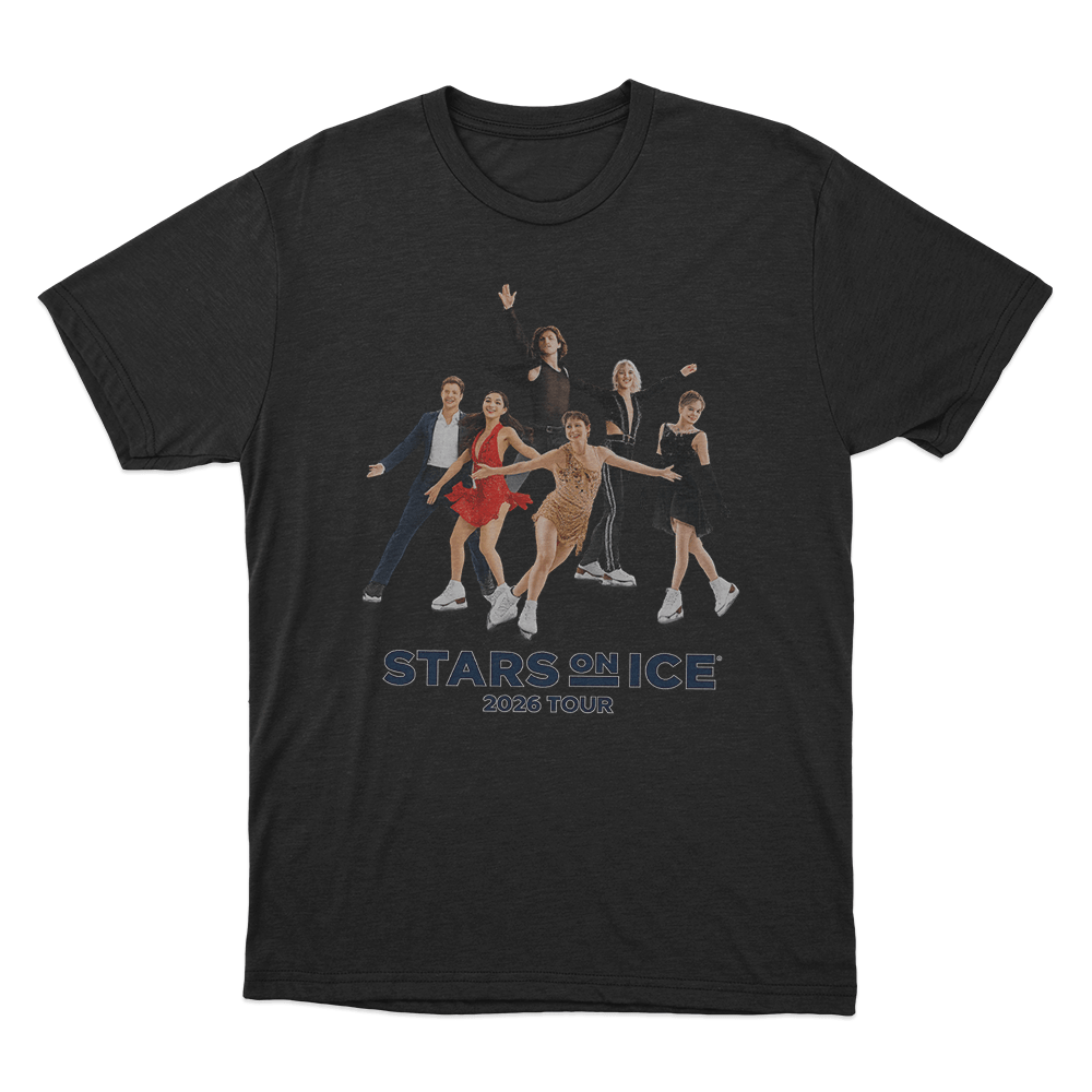 Stars On Ice 2026 Tour Unisex T Shirt Black Stars On Ice 2026 Tour Unisex T Shirt Black