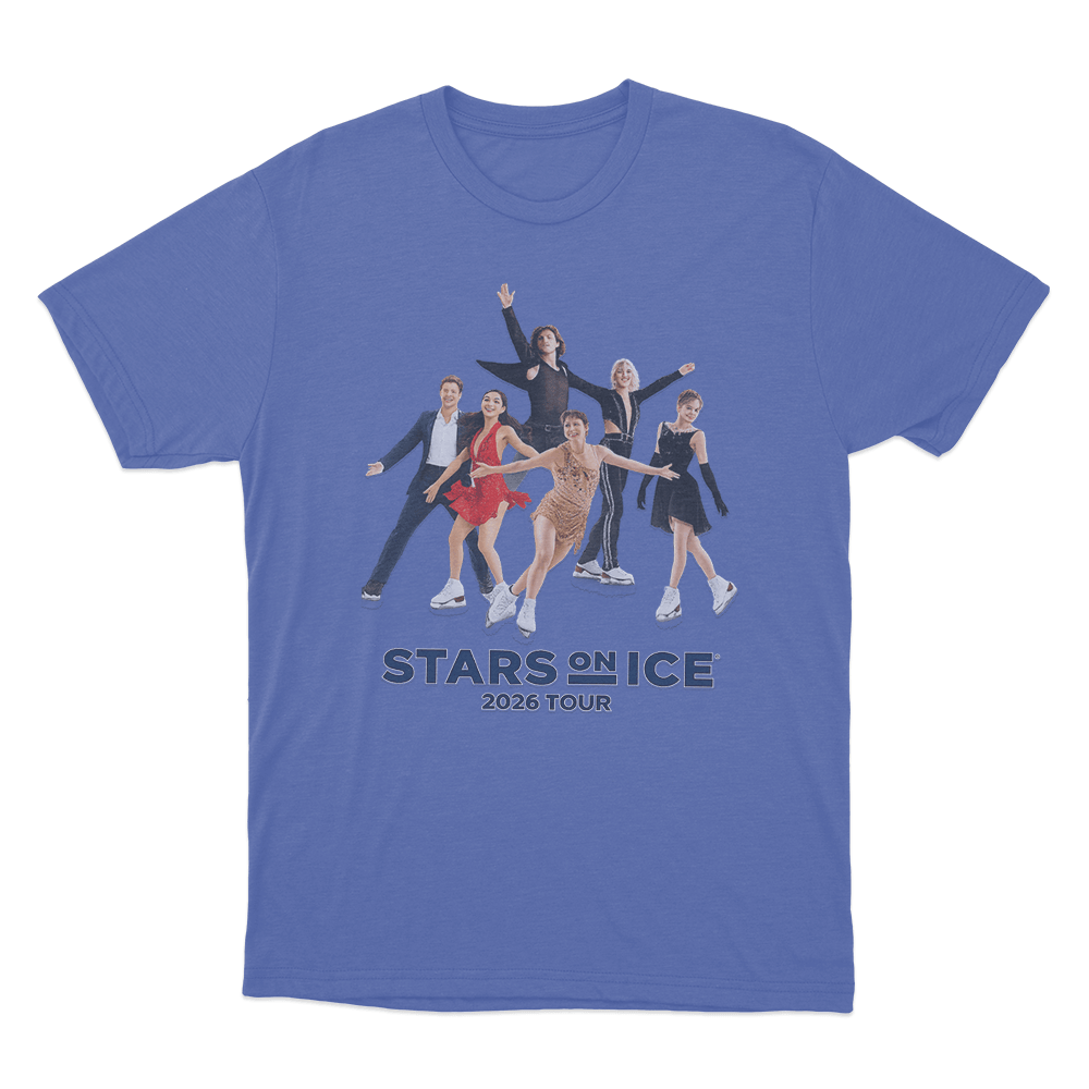 Stars On Ice 2026 Tour Unisex T Shirt Blue Stars On Ice 2026 Tour Unisex T Shirt Blue