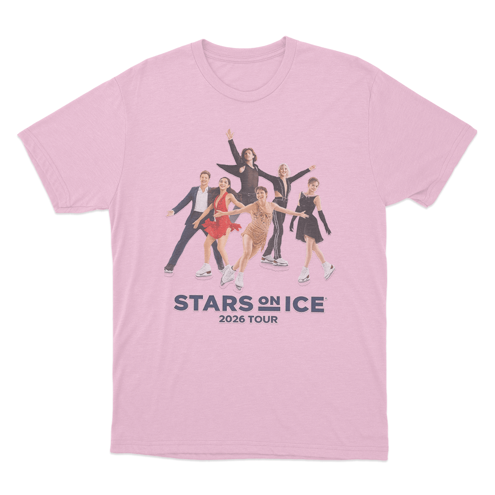Stars On Ice 2026 Tour Unisex T Shirt Pink Stars On Ice 2026 Tour Unisex T Shirt Pink