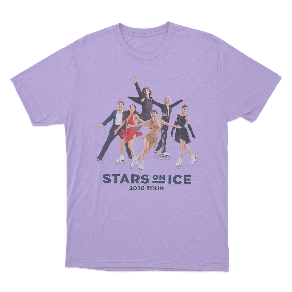 Stars On Ice 2026 Tour Unisex T Shirt Purple Stars On Ice 2026 Tour Unisex T Shirt Purple