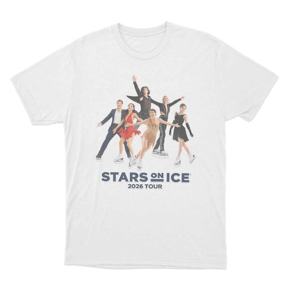 Stars On Ice 2026 Tour Unisex T Shirt White Stars On Ice 2026 Tour Unisex T Shirt White