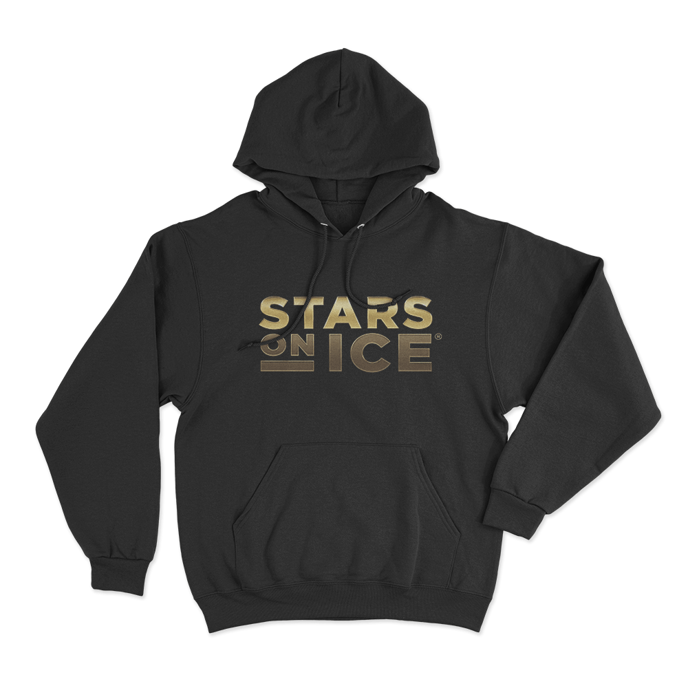 Stars On Ice Gold Logo Unisex Hoodie Black Stars On Ice Gold Logo Unisex Hoodie Black