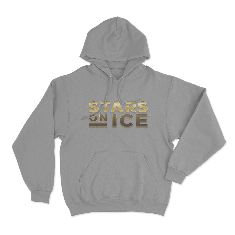 Stars On Ice Gold Logo Unisex Hoodie Grey Stars On Ice Gold Logo Unisex Hoodie Grey