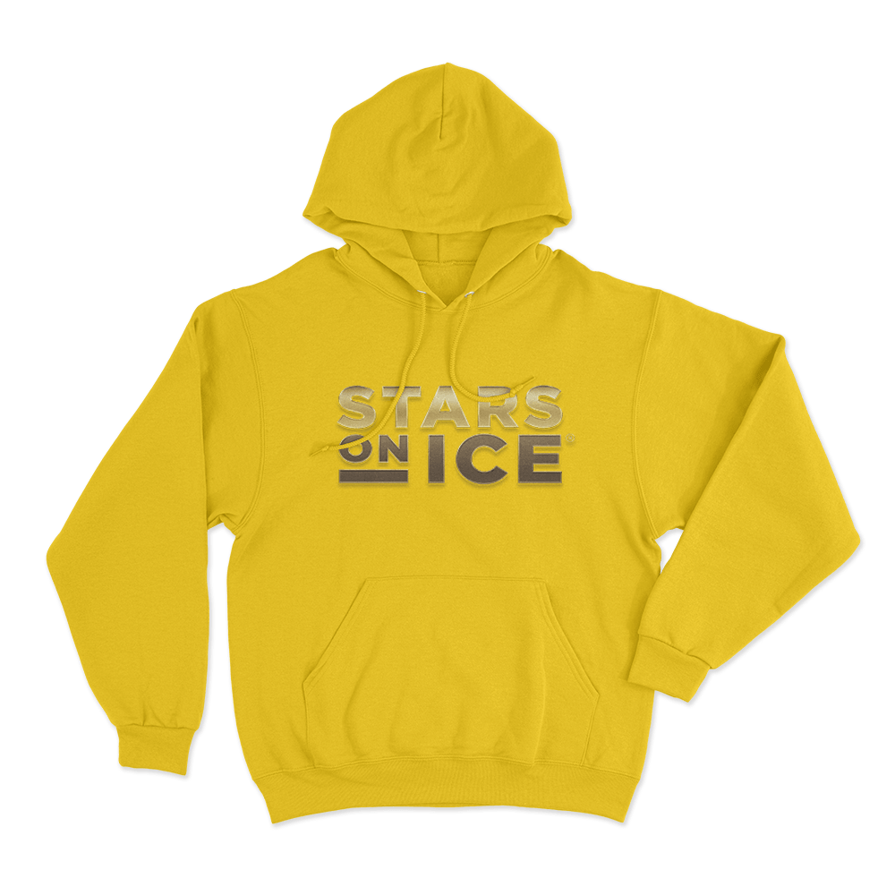 Stars On Ice Gold Logo Unisex Hoodie Yellow Stars On Ice Gold Logo Unisex Hoodie Yellow