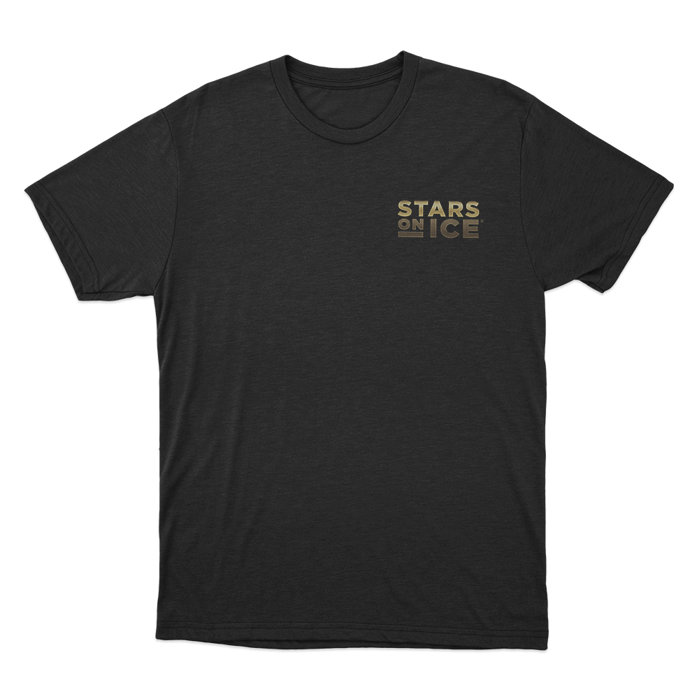 Stars On Ice Gold Logo Unisex T Shirt Black Stars On Ice Gold Logo Unisex T Shirt Black