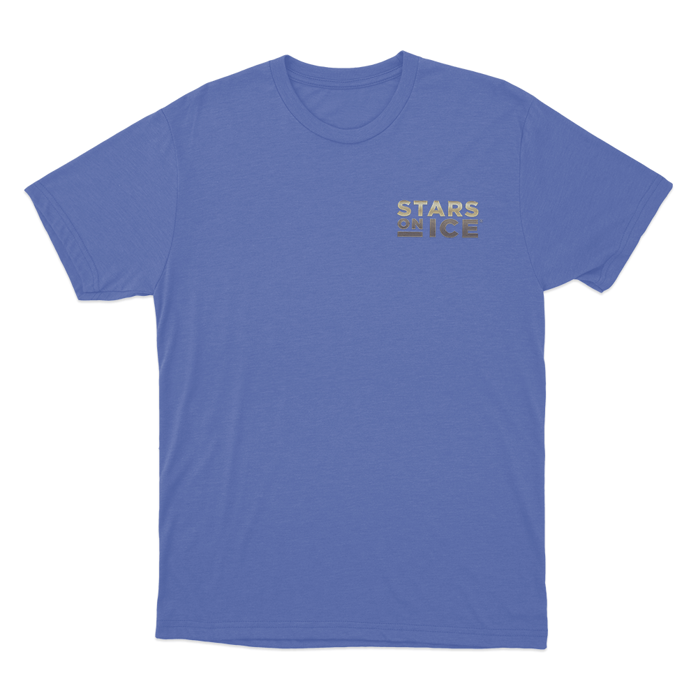 Stars On Ice Gold Logo Unisex T Shirt Blue Stars On Ice Gold Logo Unisex T Shirt Blue