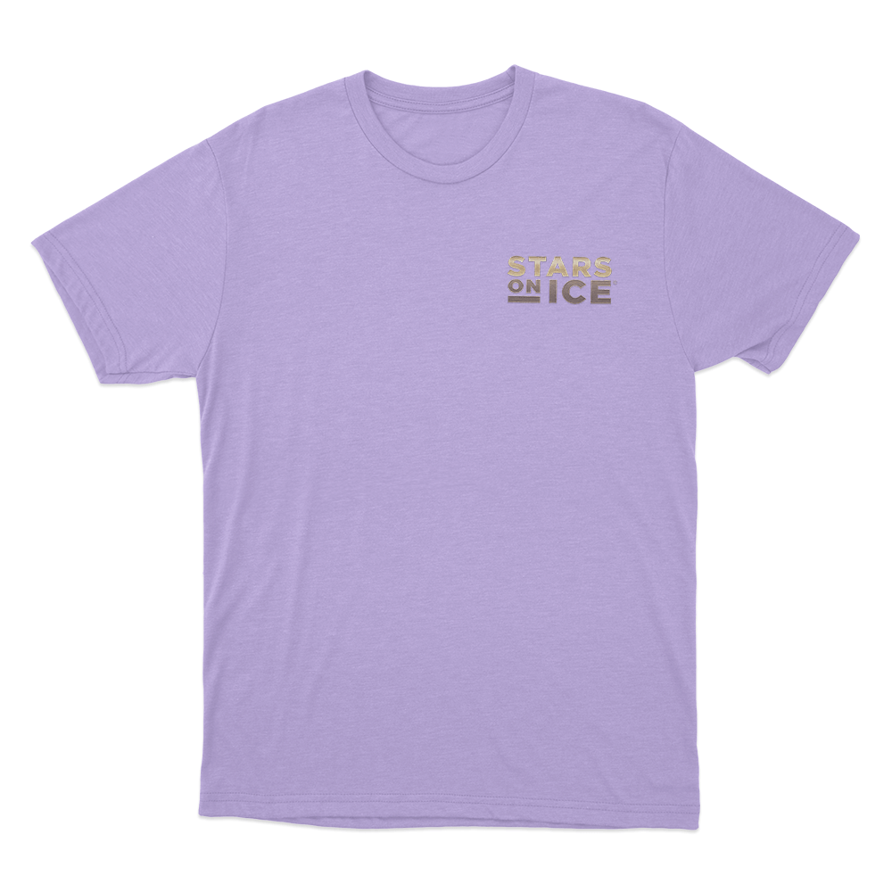 Stars On Ice Gold Logo Unisex T Shirt Purple Stars On Ice Gold Logo Unisex T Shirt Purple