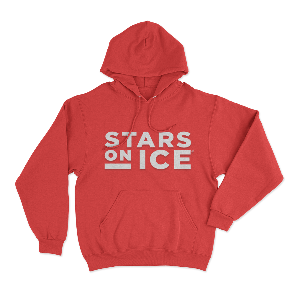 Stars On Ice Logo Unisex Hoodie Red Stars On Ice Logo Unisex Hoodie Red