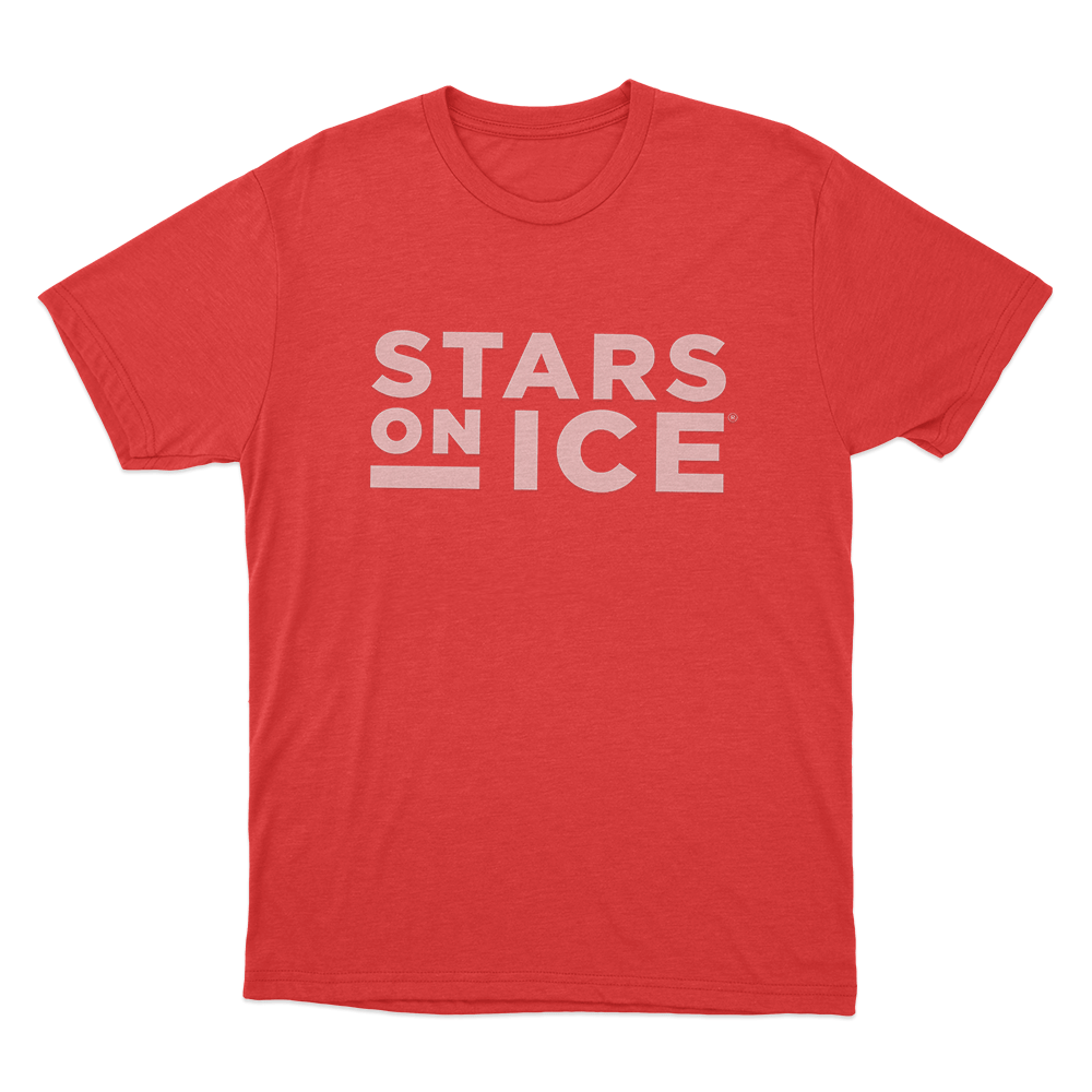 Stars On Ice Logo Unisex T Shirt Red Stars On Ice Logo Unisex T Shirt Red