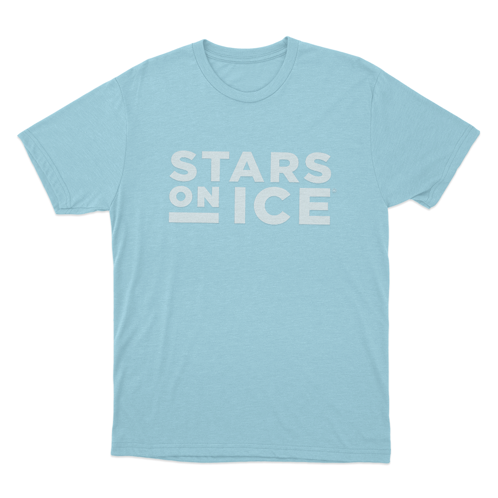 Stars On Ice Logo Unisex T Shirt Sky Blue Stars On Ice Logo Unisex T Shirt Sky Blue