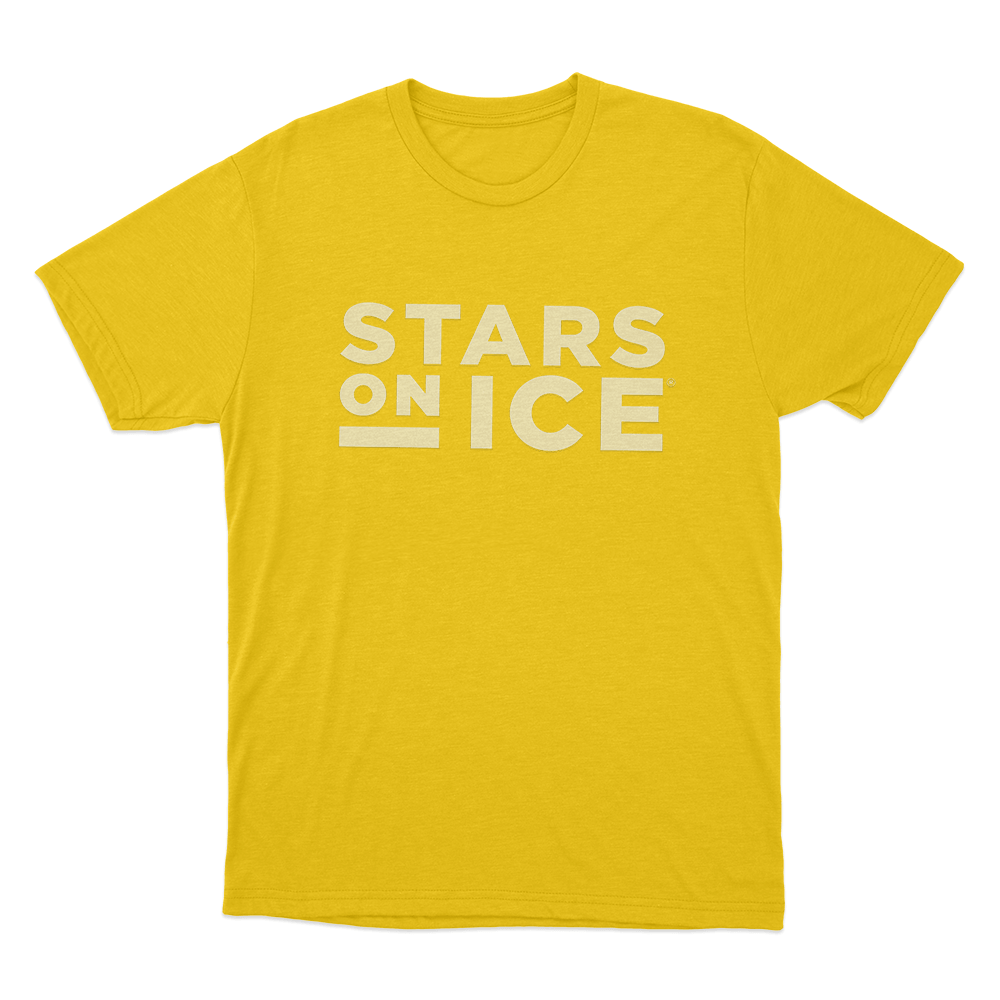 Stars On Ice Logo Unisex T Shirt Yellow Stars On Ice Logo Unisex T Shirt Yellow