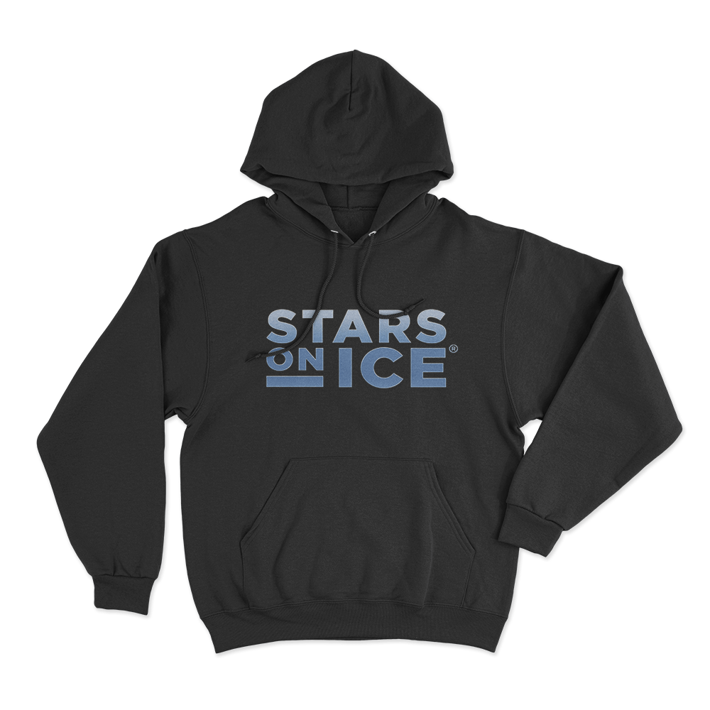 Stars On Ice Unisex Hoodie Black Stars On Ice Unisex Hoodie Black