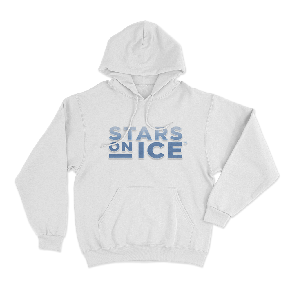Stars On Ice Unisex Hoodie White Stars On Ice Unisex Hoodie White