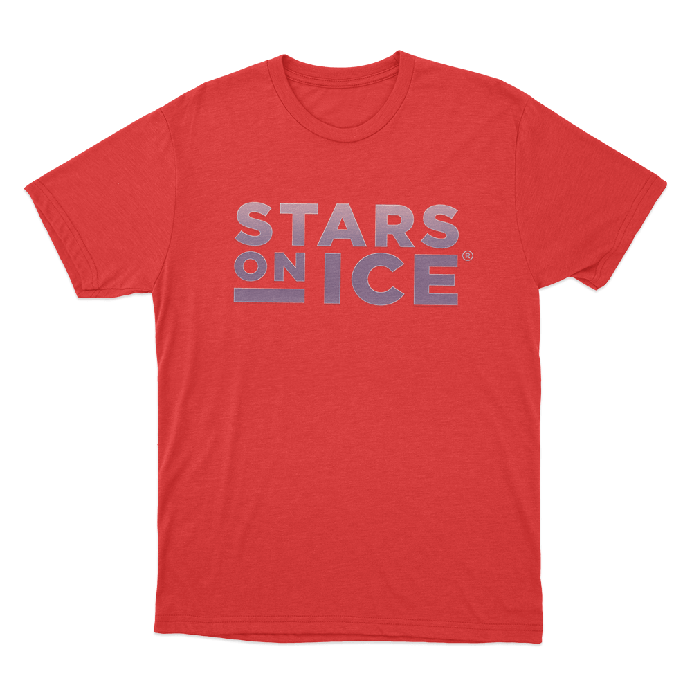 Stars On Ice Unisex T Shirt Red Stars On Ice Unisex T Shirt Red