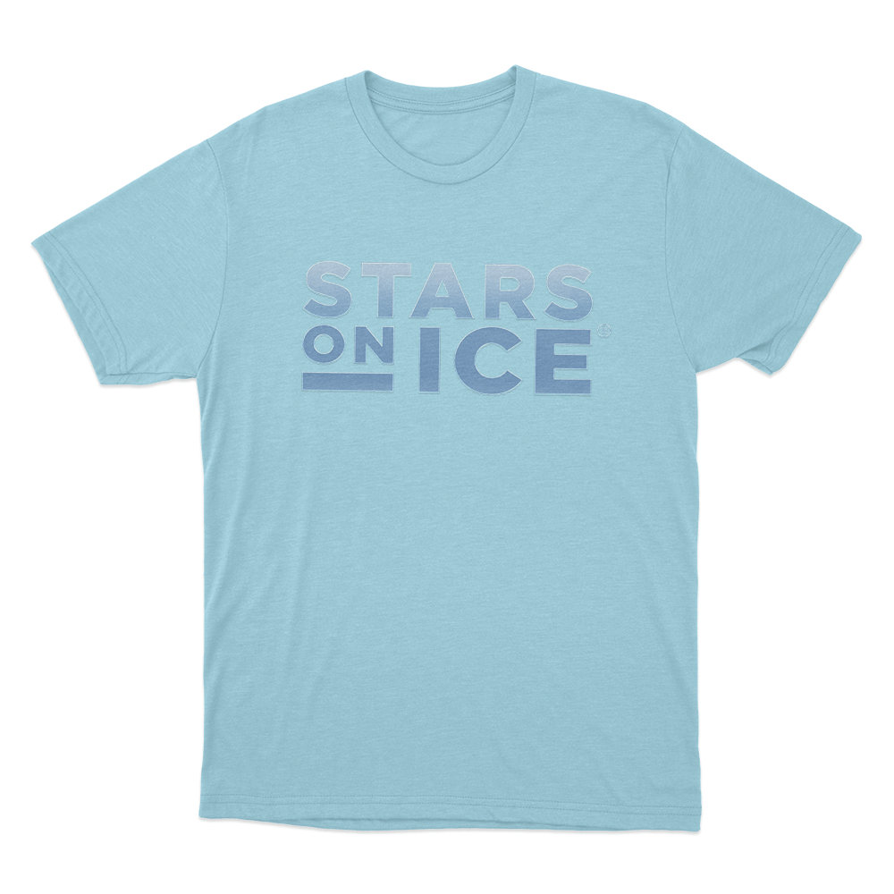 Stars On Ice Unisex T Shirt Sky Blue Stars On Ice Unisex T Shirt Sky Blue