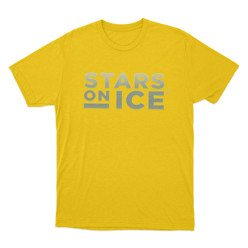 Stars On Ice Unisex T Shirt Yellow Stars On Ice Unisex T Shirt Yellow