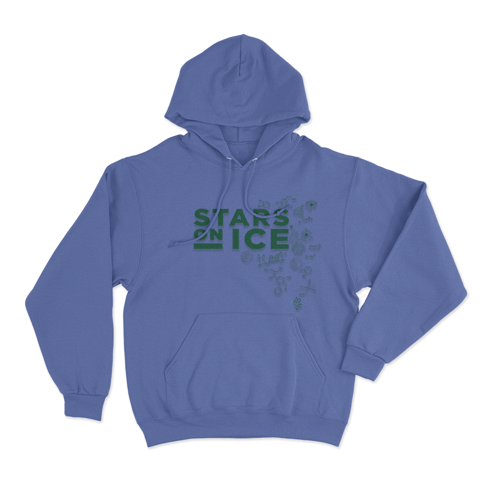 Stars on Ice Tour Hoodie Blue Stars on Ice Tour Hoodie Blue