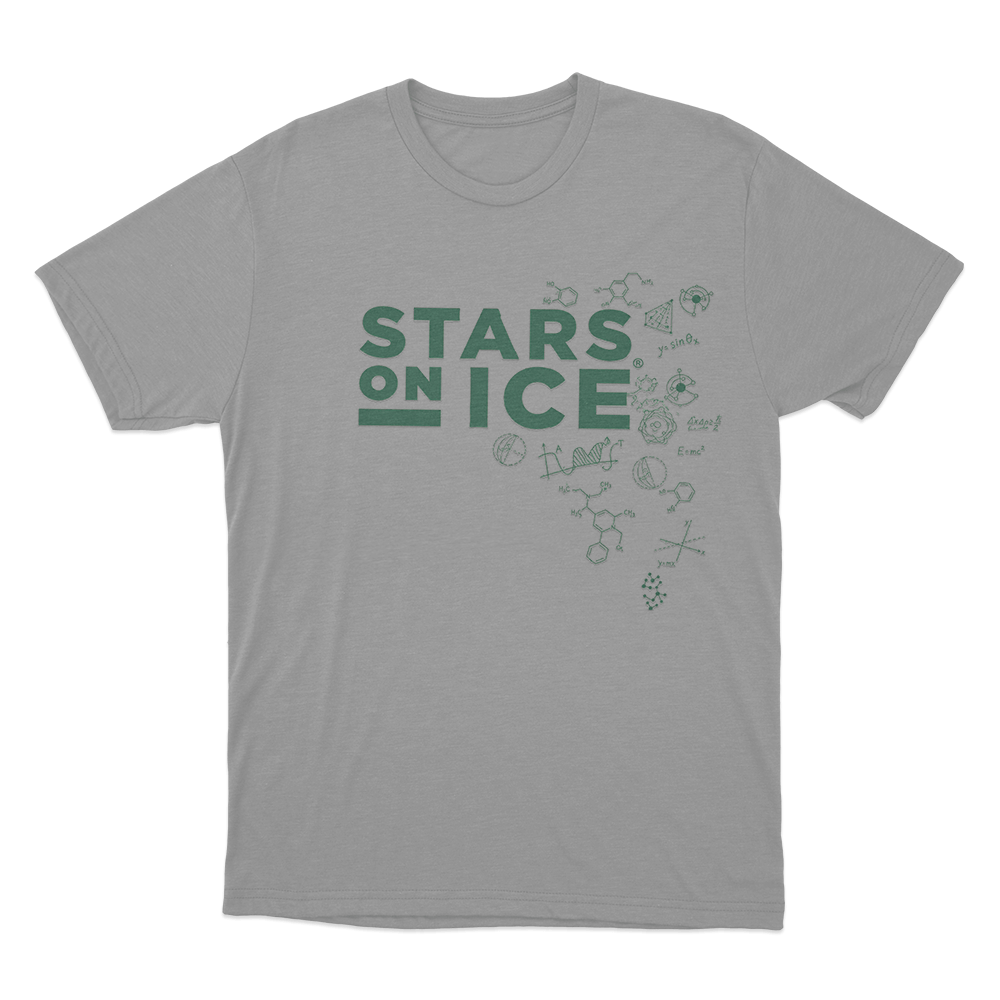 Stars on Ice Tour T Shirt Grey Stars on Ice Tour T Shirt Grey