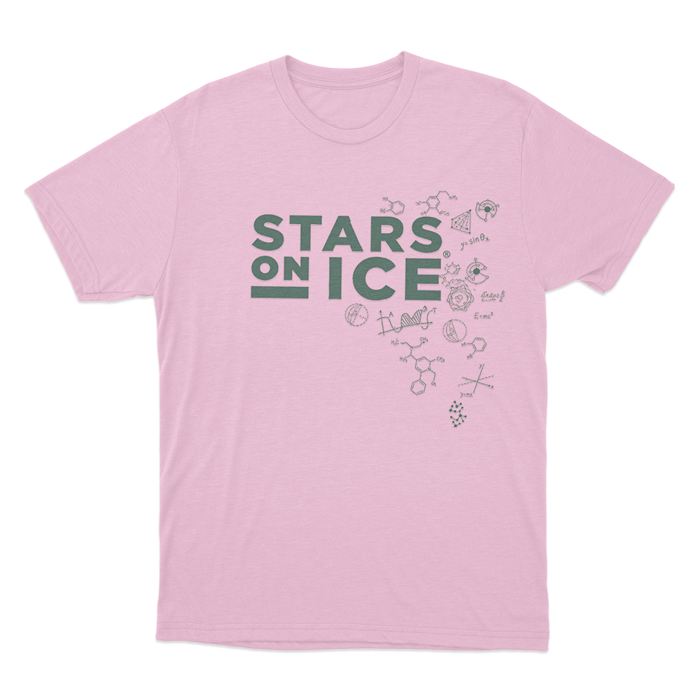 Stars on Ice Tour T Shirt Pink Stars on Ice Tour T Shirt Pink
