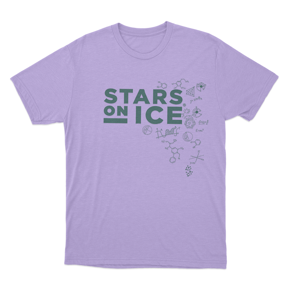 Stars on Ice Tour T Shirt Purple Stars on Ice Tour T Shirt Purple