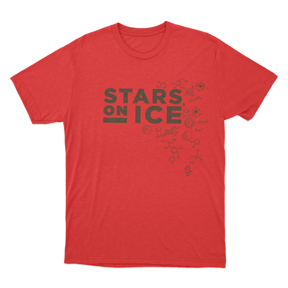 Stars on Ice Tour T Shirt Red Stars on Ice Tour T Shirt Red
